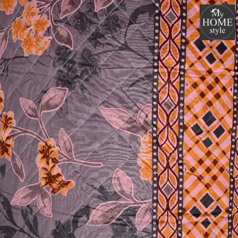 5 Pcs Quilted Printed Bedspread set MHS-12