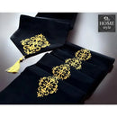 5 Pc's Velvet Embroidered Table Runner Set