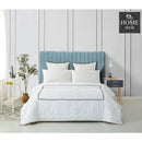 6 Pc's Baratta Duvet Set White