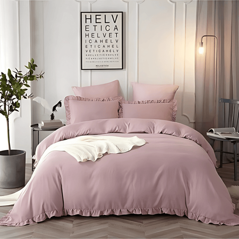 6 PCS FRILLY DUVET SET - 1270