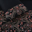 6 Pcs Luxury Embroidered Duvet Set - 1257