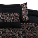 6 Pcs Luxury Embroidered Duvet Set - 1257