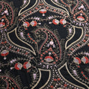 6 Pcs Luxury Embroidered Duvet Set - 1257