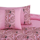 6 Pcs Luxury Embroidered Duvet Set - 1259