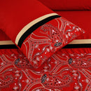 6 Pcs Luxury Embroidered Duvet Set - 1260