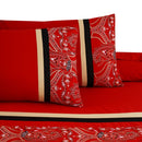 6 Pcs Luxury Embroidered Duvet Set - 1260