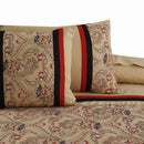 6 Pcs Luxury Embroidered Duvet Set - 1261