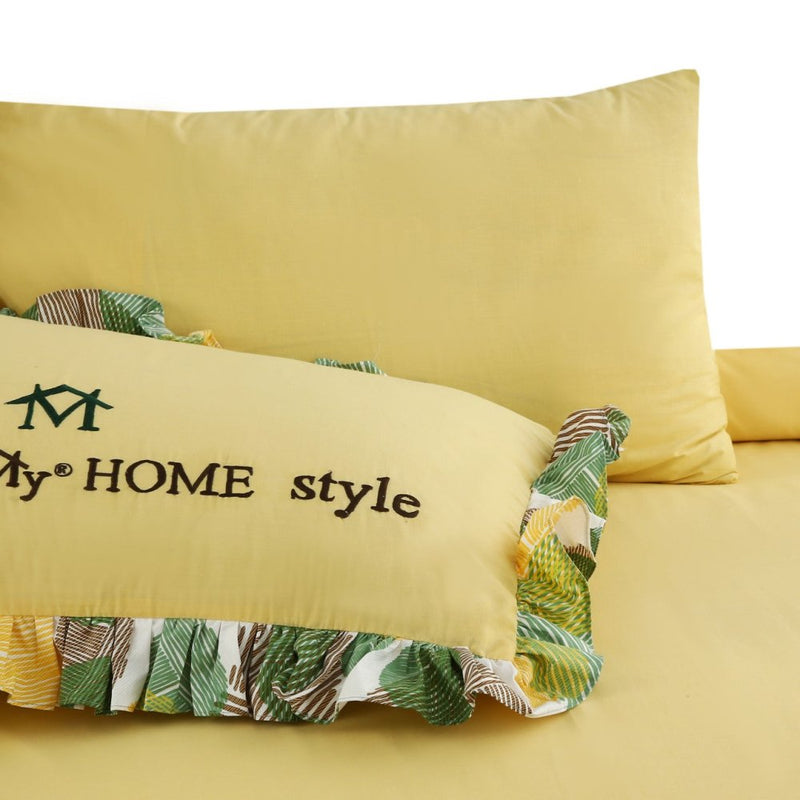 6 PCS LUXURY FRILLED DUVET SET - 1268