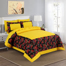 6 Pcs Luxury Mittered Duvet Set - 1258