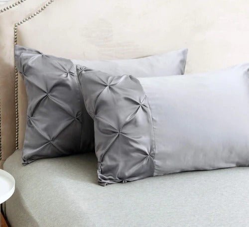6 PCS LUXURY PINTUCK DUVET SET - 1275