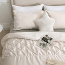 6 PCS LUXURY PINTUCK DUVET SET - 1275