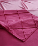 6 Pcs Luxury Pintuck Pleats Duvet Set - 1256
