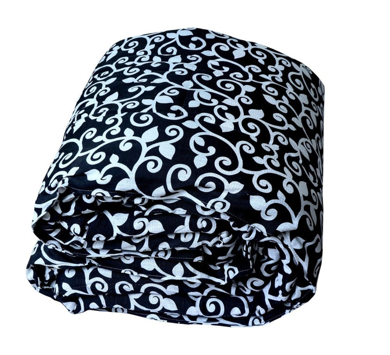 6 Pcs Luxury Printed Comforter Set - 1217