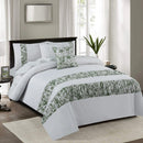 6 PCS LUXURY RUFFLED DUVET SET - 1264