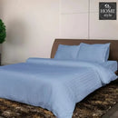 6 Pcs Luxury Sky Satin Stripe Duvet Set