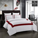 6 Pcs Mitered Corner Sateen Duvet Set