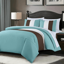 6 PCS PLEATED MULTICOLOR DUVET SET - 1272