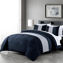6 PCS PLEATED MULTICOLOR DUVET SET - 1272