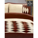 6 Pcs Twist Pleated Duvet set Brown & Beige King size