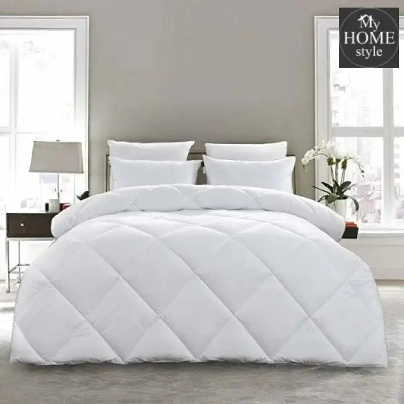 6 Piece Summer Comforter set White