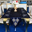 7 pcs Embroidered Table Runner Set With Place Mats 06