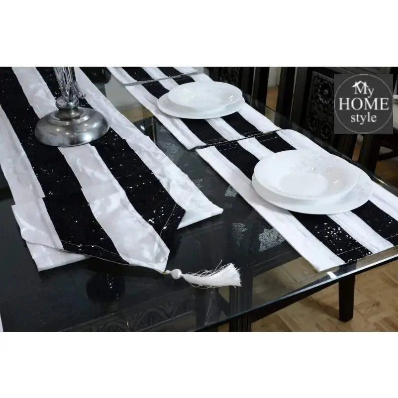 7 pcs Table Runner Set With Place Mats