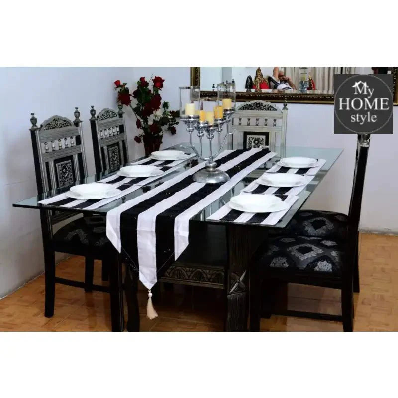 7 pcs Table Runner Set With Place Mats