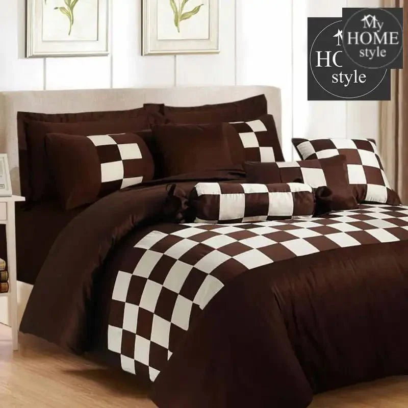 8 Pc's Chess Duvet Set