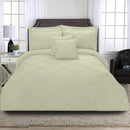 8 Pcs Cross Pleated Duvet Set SC