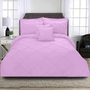 8 Pcs Cross Pleated Duvet Set SC