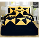 8 Pcs Duvet Set Yellow & Black