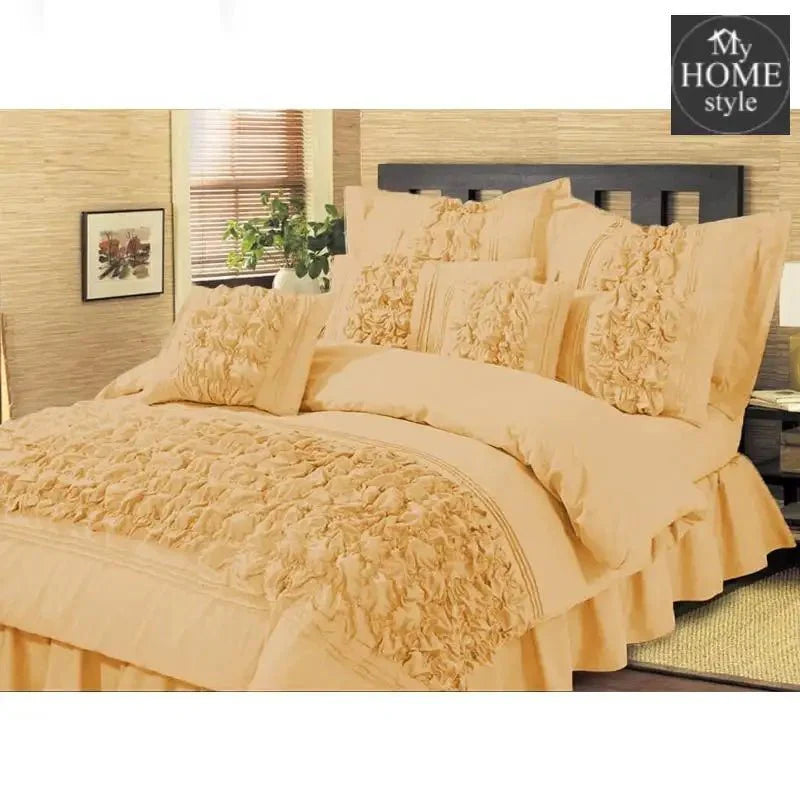 8 Pcs Embellished Comforter set