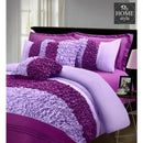 8 Pcs Embellished Comforter Set Purple & violet