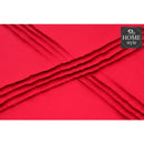 8 Pcs Embroidered Pleated Duvet Set