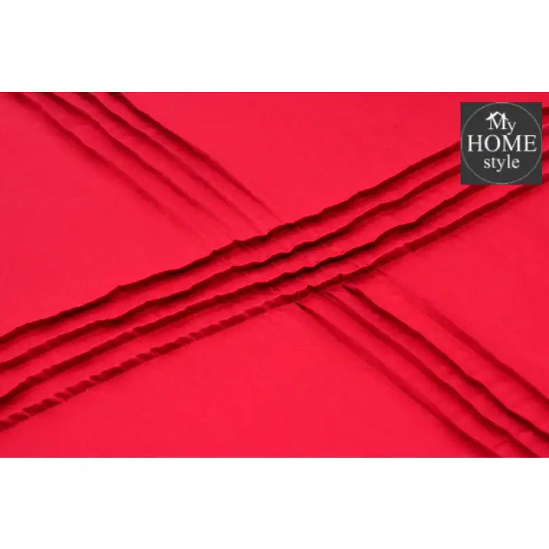 8 Pcs Embroidered Pleated Duvet Set