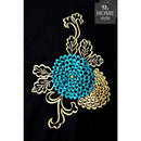 8 PCS Leaf Embroidered Duvet Set