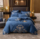 8 PCS LUXURY EMBROIDERED DUVET SET - 1232