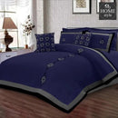 8 Pc's Luxury Embroidered Duvet Creative Design - SC