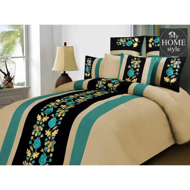 8 PCS Luxury Embroidered Duvet Set