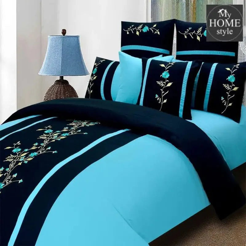 8 PCS Luxury Embroidered Duvet Set