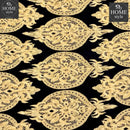 8 PCS Luxury Embroidered Duvet Set Black