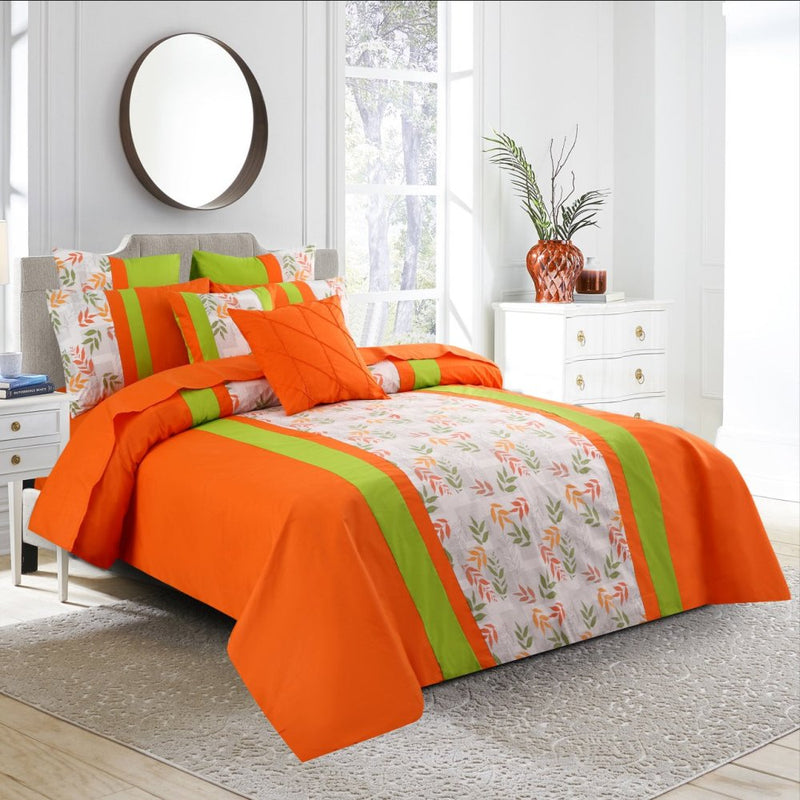 8 PCS LUXURY PRINTED DUVET SET