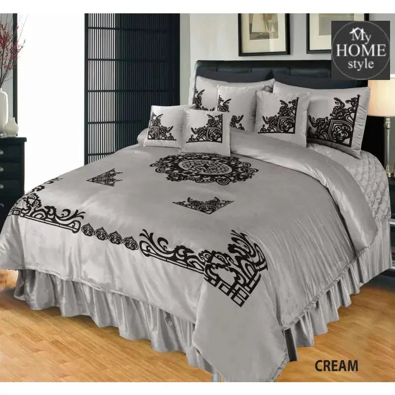 8 PCS LUXURY VELVET DUVET SET