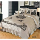 8 PCS LUXURY VELVET DUVET SET
