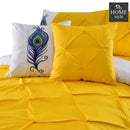 8 PCS Peacock Feather Embroidered Duvet Set 02