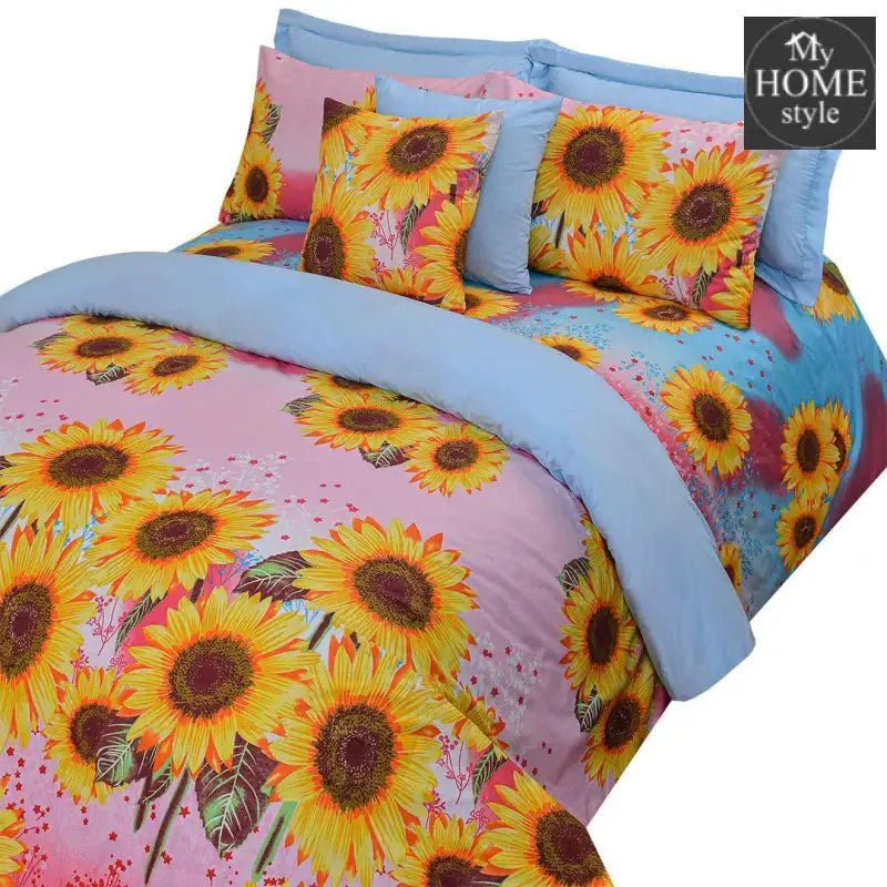 8 PC's Printed Duvet Set