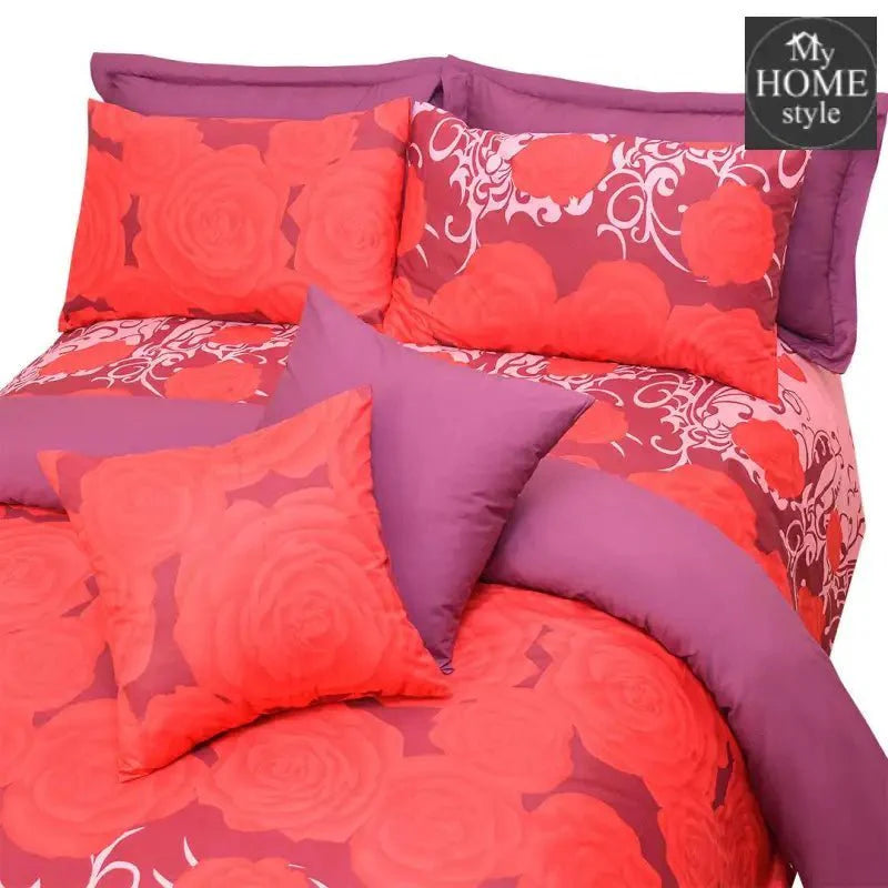8 PC's Printed Duvet Set