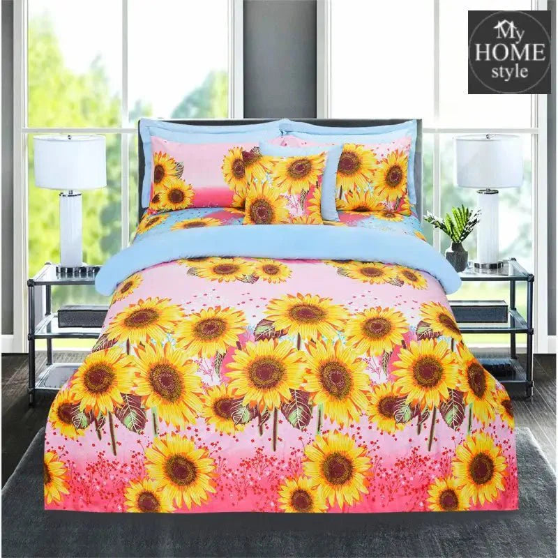 8 PC's Printed Duvet Set