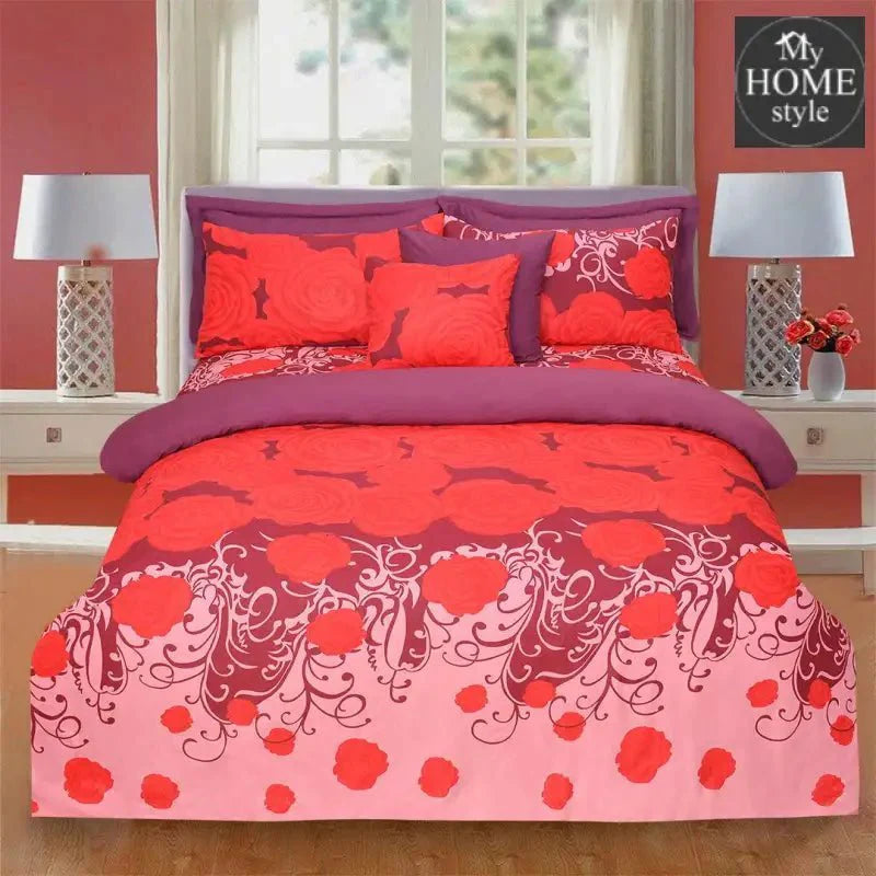 8 PC's Printed Duvet Set