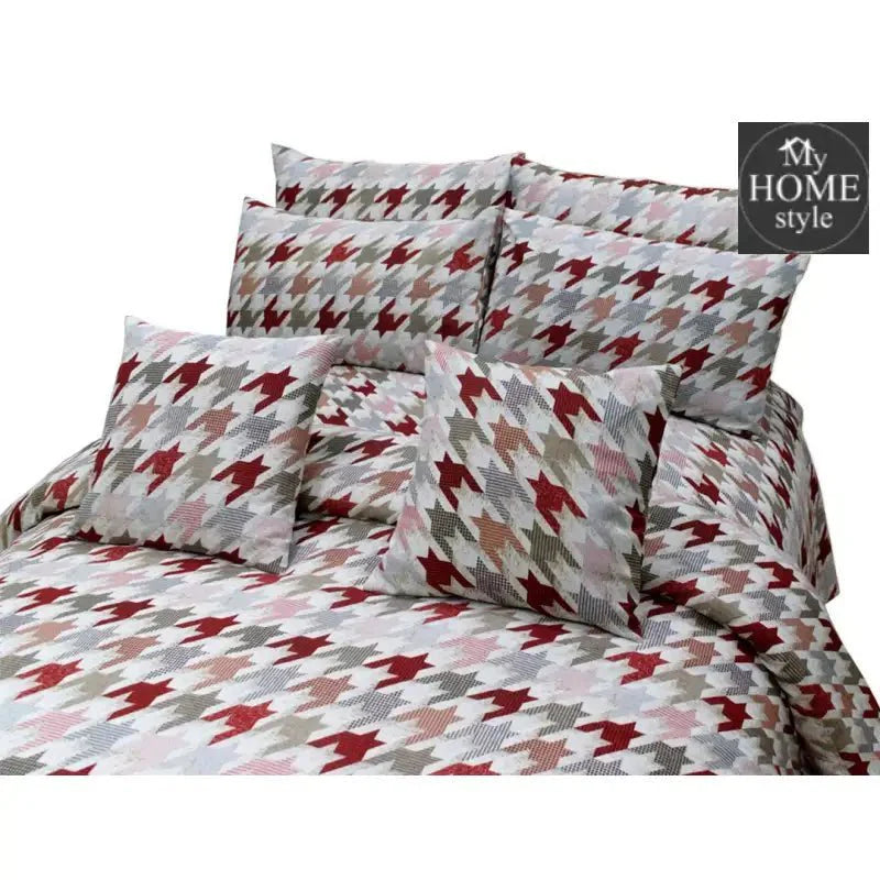 8 PC'S PRINTED DUVET SET 831